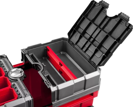 Ящики для инструмента на колесах МЕГА-БОКС серия ПРОФЕССИОНАЛ цвет черный купить в Надыме