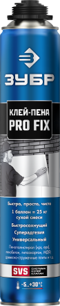Клей-пена PRO FIX серия ПРОФЕССИОНАЛ купить в Надыме