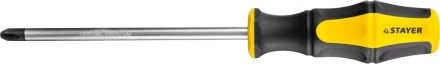 Отвертка STAYER "MASTER" "HERCULES", Сr-V, противоскользящая рукоятка, PH3x150мм 25052-3-15_z02 купить в Надыме