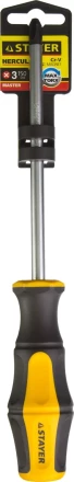 Отвертка STAYER "MASTER" "HERCULES", Сr-V, противоскользящая рукоятка, PH3x150мм 25052-3-15_z02 купить в Надыме