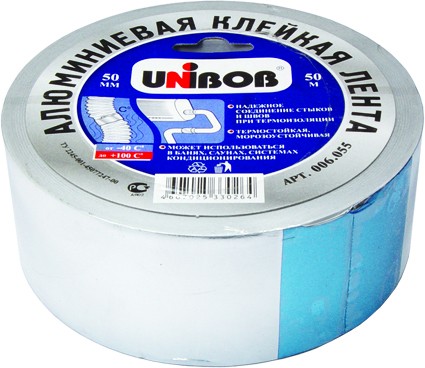 Лента клейкая алюминиевая 50 х 40 / P 88814 купить в Надыме
