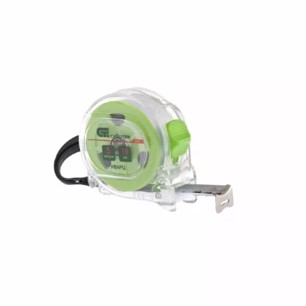 Рулетка Кварц, прозрачный корпус, амортизатор, 5 м х 19 мм  СИБРТЕХ 32521 купить в Надыме