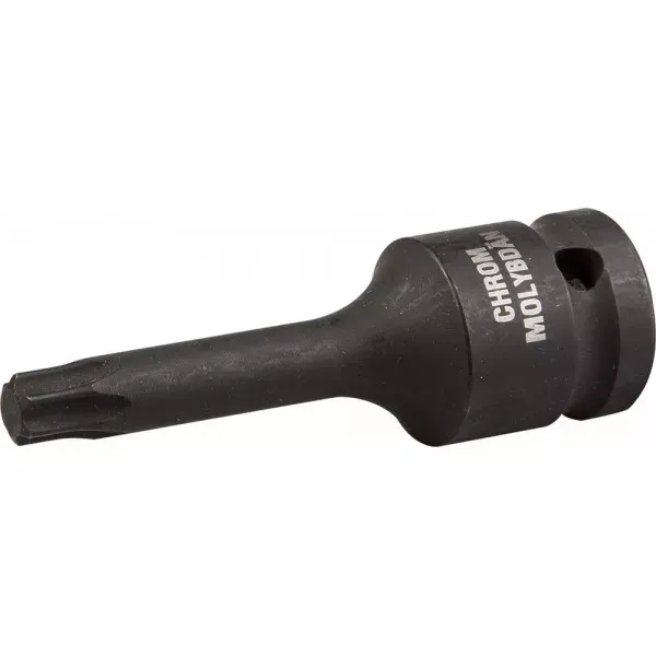 Торцовая головка KRAFTOOL "INDUSTRIE QUALITAT" ударная (1/2"), TORX, Cr-Mo, фосфатированная, T45 27952-45_z01 купить в Надыме