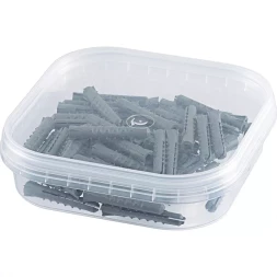 Дюбель 6х30 "Еж" распорный полипропиленовый 1000 шт Сибртех 46021