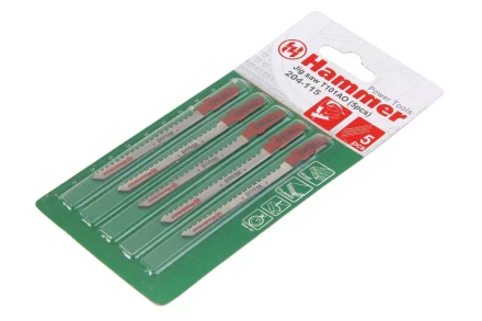 Пилки для лобзика HAMMER JG WD T101AO (5шт.) купить в Надыме