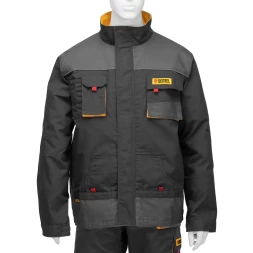Куртка профессиональная рабочая, 65% полиэстер 35% хлопок, XXL// Denzel 90380
