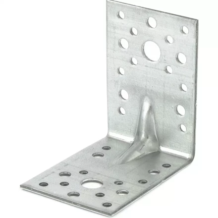 Крепежный уголок усиленный 2,5мм KUU 90x90x65 мм Россия Сибртех 464123 купить в Надыме