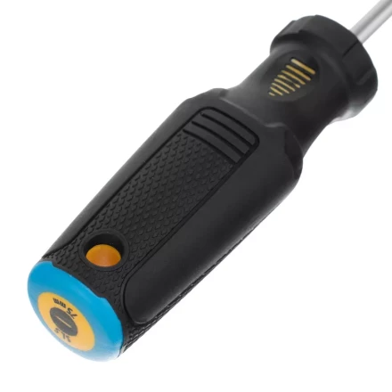 Отвертка SL5x75 мм, CrV, трехкомпонентная рукоятка Denzel 12194 купить в Надыме