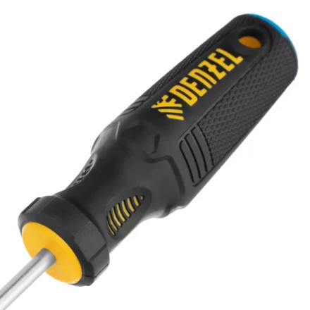 Отвертка SL5x75 мм, CrV, трехкомпонентная рукоятка Denzel 12194 купить в Надыме