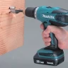 Аккумуляторная дрель-шуруповерт Makita DF457DWLE купить в Надыме