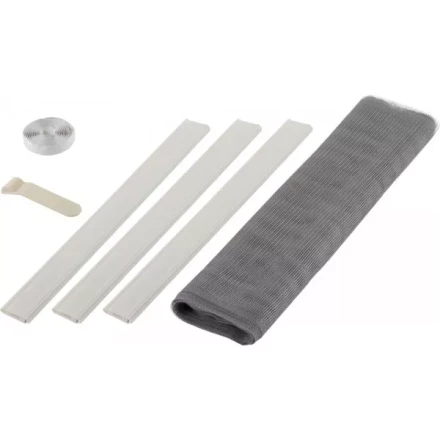 Сетка STAYER "COMFORT" противомоскитная для двери, с крепежной лентой и грузиками, ПЭТ, серая, 1,0 х 2,2 м 12501-10-22 купить в Надыме