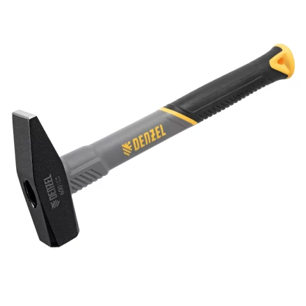 Молоток слесарный, 600 г Denzel, кованый, фибергласовая рукоятка c TPR покрытием, 10486 купить в Надыме