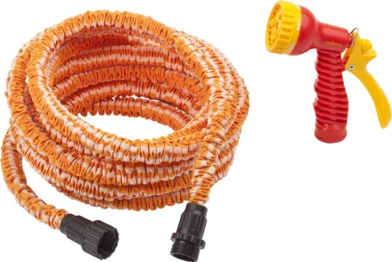Набор поливочный GRINDA: удлиняющийся шланг 22,5м, пистолет-распылитель 7-ми позиционный 428496-22 купить в Надыме
