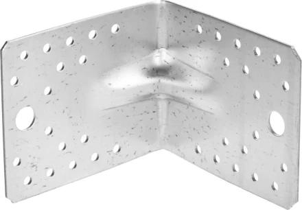 Крепежный угол ЗУБР "МАСТЕР" усиленный, 90х105х105мм, 20шт 310115-90-105 купить в Надыме