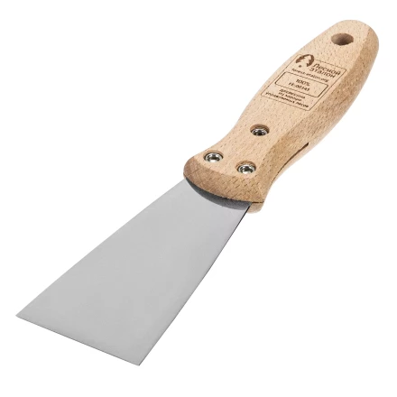 Шпательная лопатка из нержавеющей стали, 50 мм, буковая рукоятка, EFP Matrix 85611 купить в Надыме