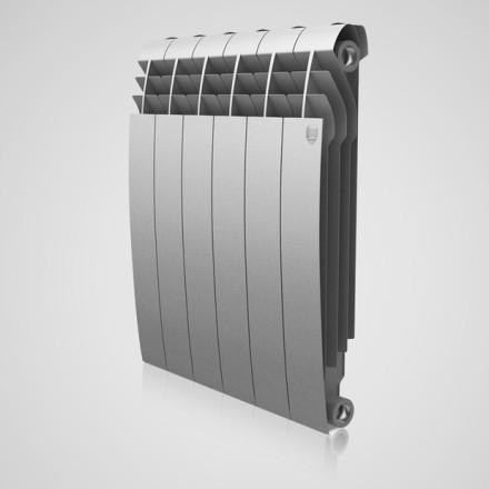 Радиатор Royal Thermo BiLiner 500 new/Silver Satin - 6 секций купить в Надыме