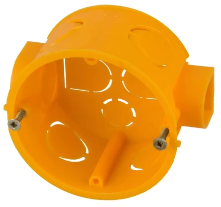 Коробка установочная СВЕТОЗАР для подштукатурного монтажа, макс напряж 400В, межцентр. Расстояние 71мм, 68х40мм, круглая SV-54903 купить в Надыме