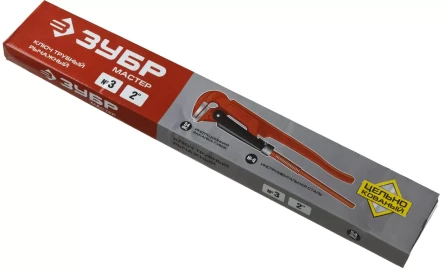 Ключ трубный ЗУБР "МАСТЕР" рычажный, прямые губки, цельнокованный, № 3, 2" 27314-3 купить в Надыме