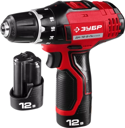 Дрель-шуруповерт 2 АКБ ДА-12-2-Ли КНМ3 серия МАСТЕР купить в Надыме