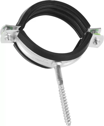 ЗУБР. Хомут трубный оцинкованный, с шурупом, 2&quot;, 1шт 37854-58-63-1 купить в Надыме