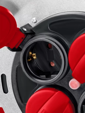 Силовые удлинители на стальной катушке  HEAVY DUTY 4.0, кабель КГ 3х2,5 кв мм 55086-30 купить в Надыме