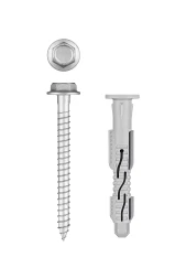 ЗУБР ФД-Ц 10 x 80 мм, фасадный дюбель, нейлон/цинк, 50 шт (301455-080)