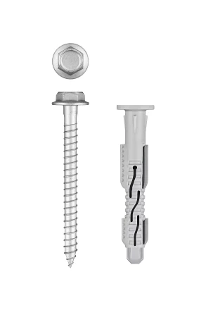ЗУБР ФД-Ц 10 x 80 мм, фасадный дюбель, нейлон/цинк, 50 шт (301455-080) купить в Надыме
