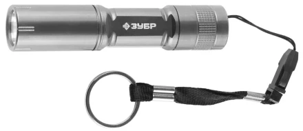 Фонарь ЗУБР "МАСТЕР" ручной, алюминиевый корпус, 1 сверхъяркий светодиод, 1АА, металлик 56220-S купить в Надыме