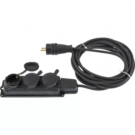 Удлинитель электрический силовой 20 м 3 х 1,5 мм 16 А тип УХЗ-16 Россия Denzel 96026 купить в Надыме