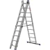 Лестница ЗУБР универсальная, трехсекционная со стабилизатором, 10 ступеней 38831-10 купить в Надыме