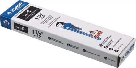 Ключ трубный разводной ЗУБР "ПРОФЕССИОНАЛ", Сr-V, 300мм / 1,5" 27339-1_z01 купить в Надыме