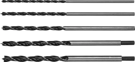 Набор сверл спиральных по дереву "Maxdrill", 5шт, 6-8-10-12-14x300мм, STAYER 2943-300-H5 2943-300-H5 купить в Надыме