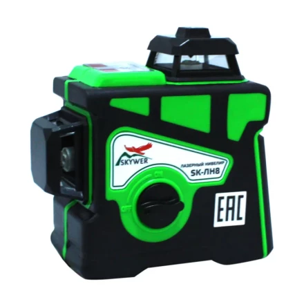 Лазерный нивелир SKYWER 360? 8 зеленых лучей купить в Надыме