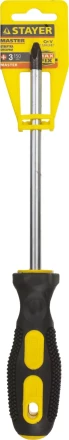 Отвертка STAYER &quot;MASTER&quot;, двухкомпонентная рукоятка, магнитный наконечник, PH3x150мм 2510-3-15_z01 купить в Надыме