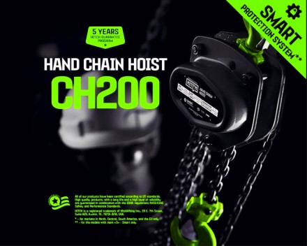 Таль ручная цепная HITCH CH200-G, 1 т, 3 м. Гальваническая цепь купить в Надыме