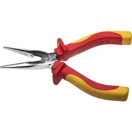 Тонкогубцы ЗУБР "ПРОФЕССИОНАЛ" "ПРОФИЭЛЕКТРИК", диэлектрические, двухкомпонентная рукоятка, до ~1000В, 160мм 22145-3-16 купить в Надыме