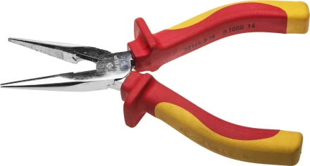 Тонкогубцы ЗУБР "ПРОФЕССИОНАЛ" "ПРОФИЭЛЕКТРИК", диэлектрические, двухкомпонентная рукоятка, до ~1000В, 160мм 22145-3-16 купить в Надыме