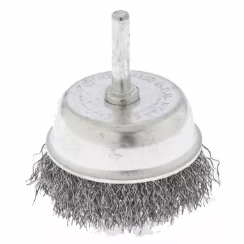 Щетка для дрели 75 мм &quot;чашка&quot; со шпилькой витая проволока  СИБРТЕХ 744787 купить в Надыме