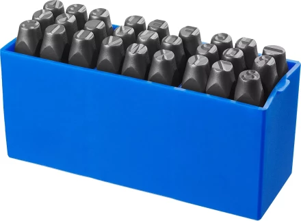 Клейма ЗУБР буквенные латинские, шрифт 8мм 21505-08_z01 купить в Надыме