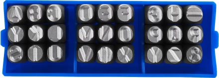 Клейма ЗУБР буквенные латинские, шрифт 8мм 21505-08_z01 купить в Надыме