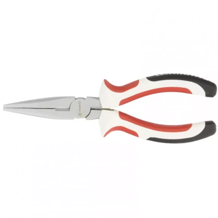 Длинногубцы White Nickel 180 мм прямые никелированные трехкомпонентные рукоятки MATRIX 17189 купить в Надыме