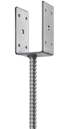 ЗУБР ОС-U, 71 x 120 x 60 мм, U-образное основание столба (310286-070) купить в Надыме