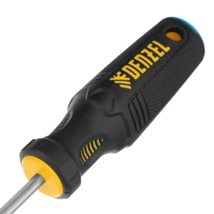 Отвертка SL5x150 мм, CrV, трехкомпонентная рукоятка Denzel 12197 купить в Надыме