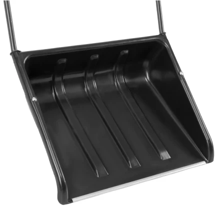 Движок для уборки снега пластиковый Сибртех, 570 х 470 х 1300 мм, стальная рукоятка, Россия, 615925 купить в Надыме