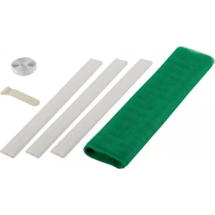 Сетка STAYER "COMFORT" противомоскитная для двери, с крепежной лентой и грузиками, ПЭТ, зеленая, 1,0 х 2,2 м 12502-10-22 купить в Надыме