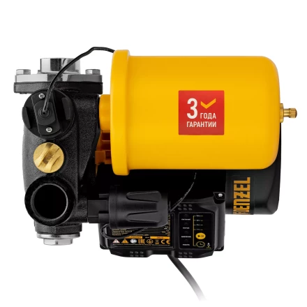 Насосная станция Denzel PS500C, 500 Вт, напор 35 м, 2200 л/ч, ресивер 2 л, блок управления 97249 купить в Надыме