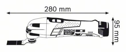 Резак универсальный BOSCH GOP 10,8 V-Li аккумуляторный купить в Надыме