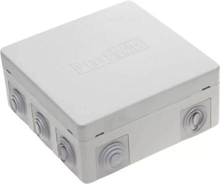 Коробка распределительная СВЕТОЗАР для наружного монтажа, макс. напряжение 400В, IP 54, 8 вводов, 125х125х50мм SV-54959 купить в Надыме