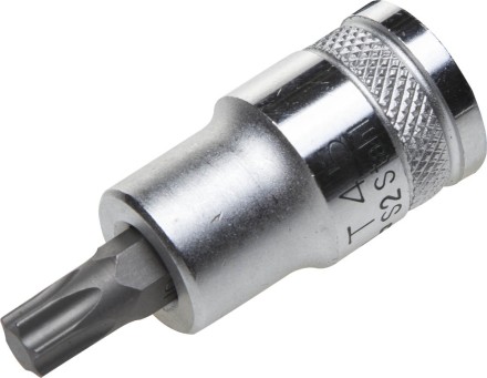 Торцовая бита-головка KRAFTOOL &quot;INDUSTRIE QUALITAT&quot;, материал S2, TORX, сатинированная, 1/2&quot;, Т45 27905-45_z01 купить в Надыме