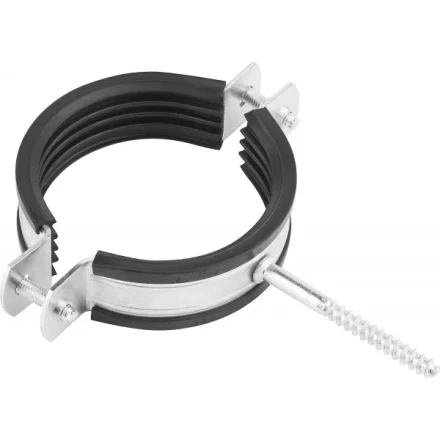 ЗУБР. Хомут трубный оцинкованный, с шурупом, 3", 1шт 37854-83-95-1 купить в Надыме